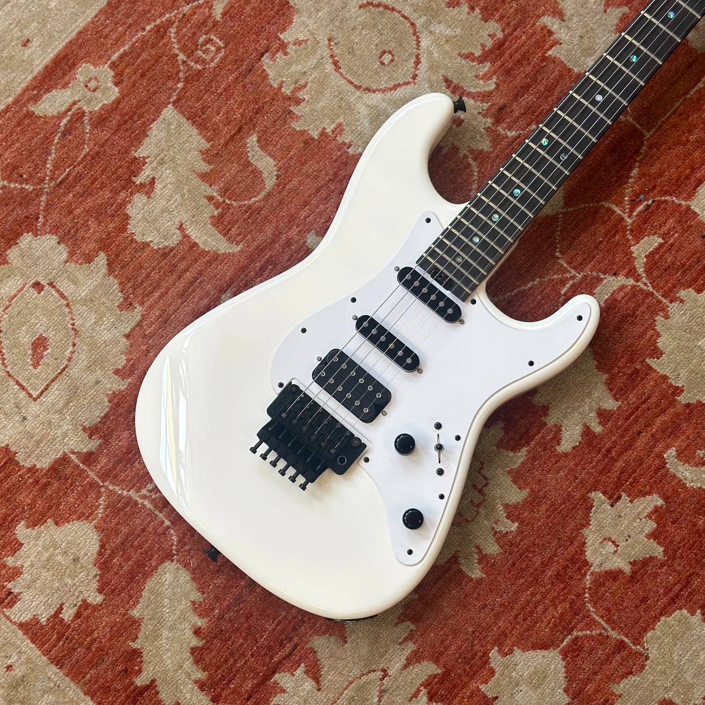 2023 Jackson USA Custom Shop Adrian Smith Signature San Dimas - Snow White w/ Ebony Fretboard