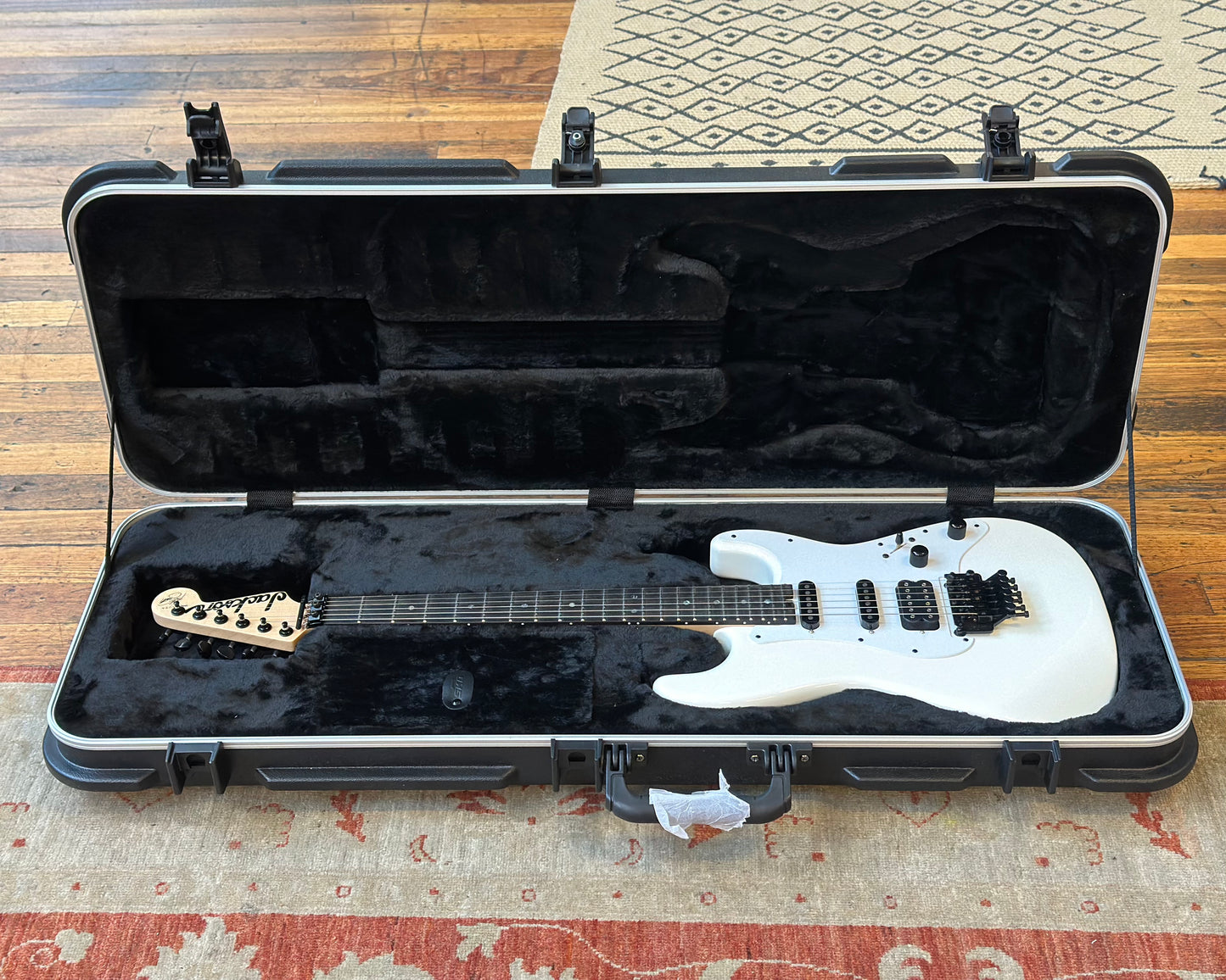 2023 Jackson USA Custom Shop Adrian Smith Signature San Dimas - Snow White w/ Ebony Fretboard