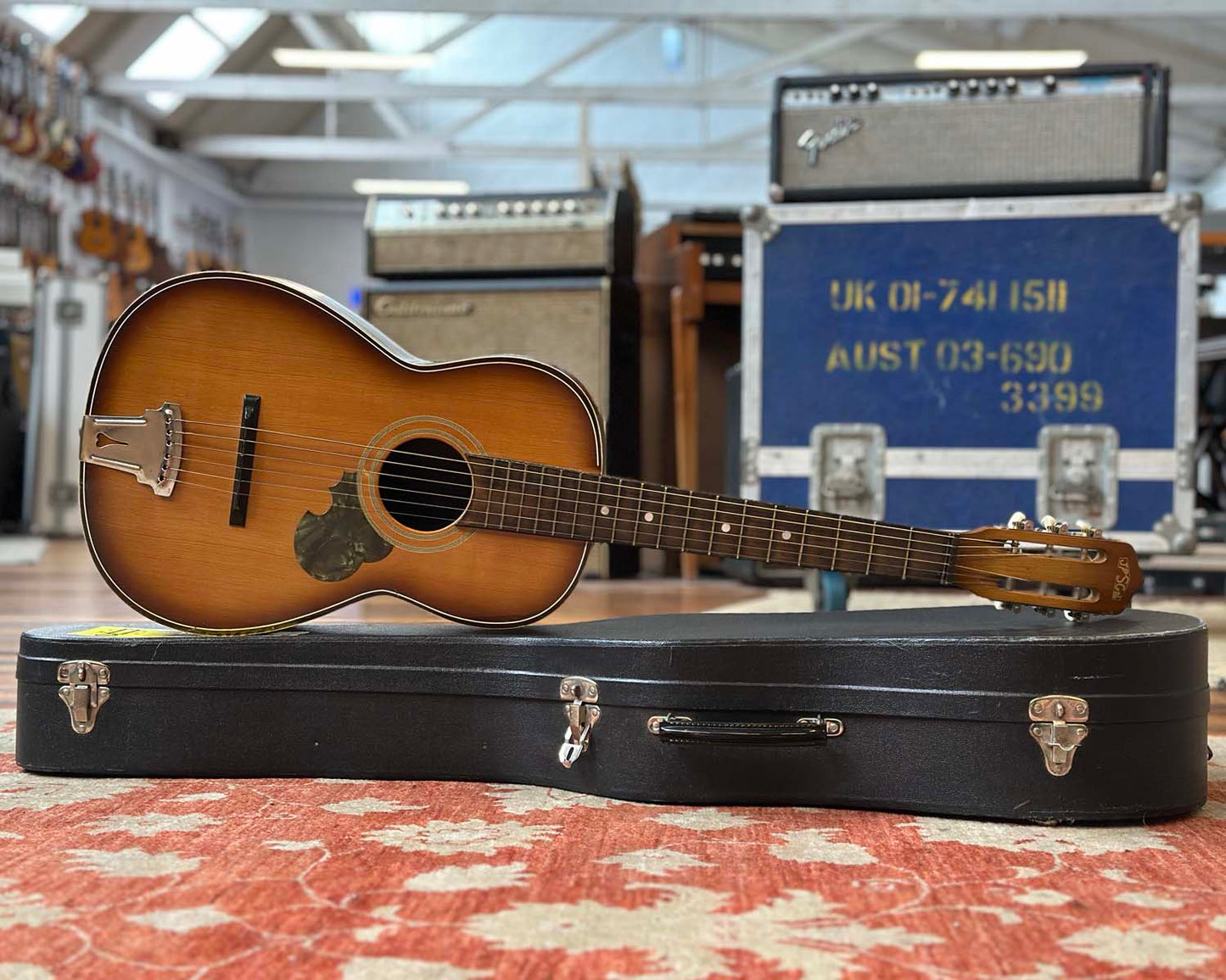 1960s Jason (Nagoya Suzuki) 'No. 5' Parlour Acoustic Guitar