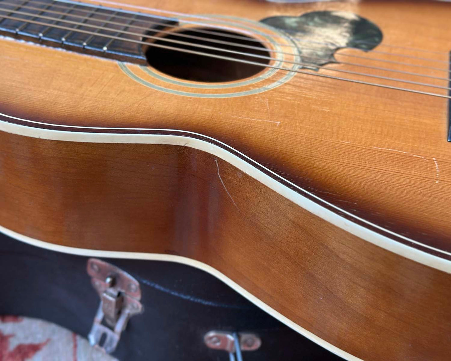 1960s Jason (Nagoya Suzuki) 'No. 5' Parlour Acoustic Guitar