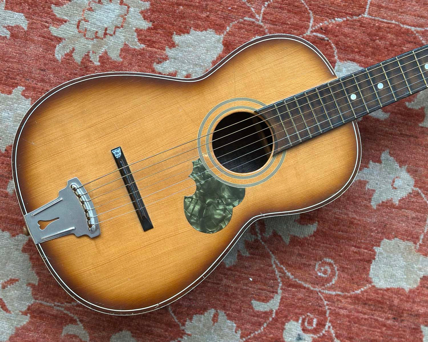 1960s Jason (Nagoya Suzuki) 'No. 5' Parlour Acoustic Guitar