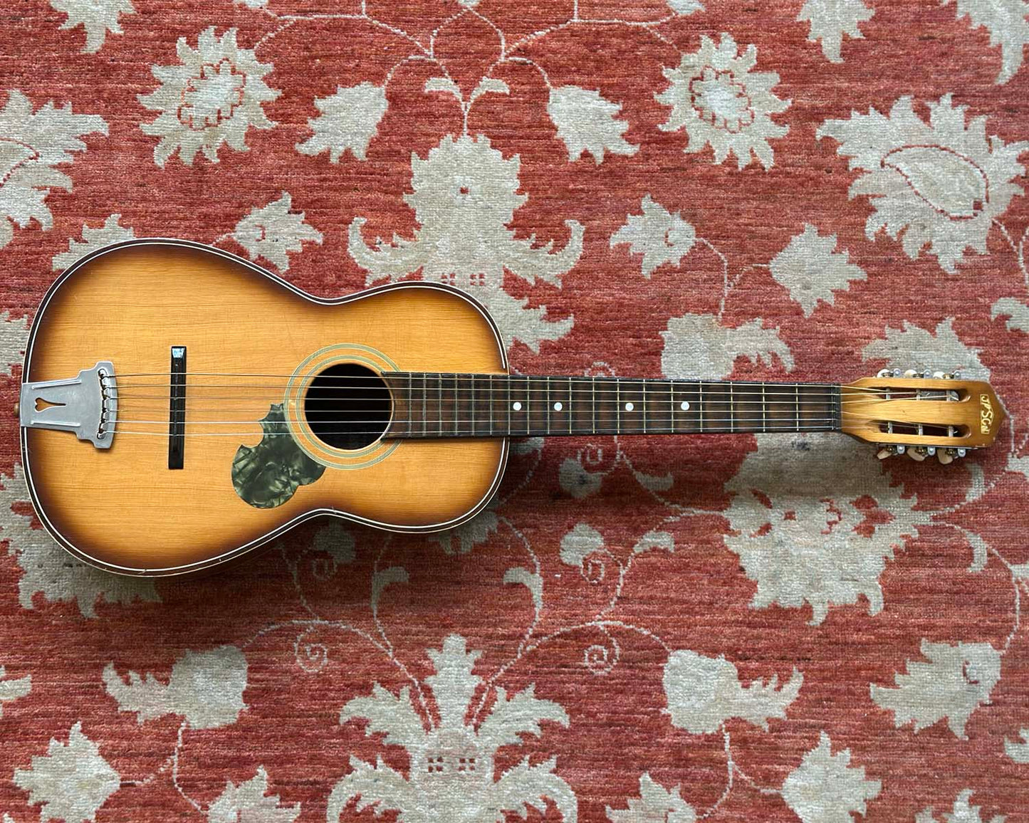 1960s Jason (Nagoya Suzuki) 'No. 5' Parlour Acoustic Guitar