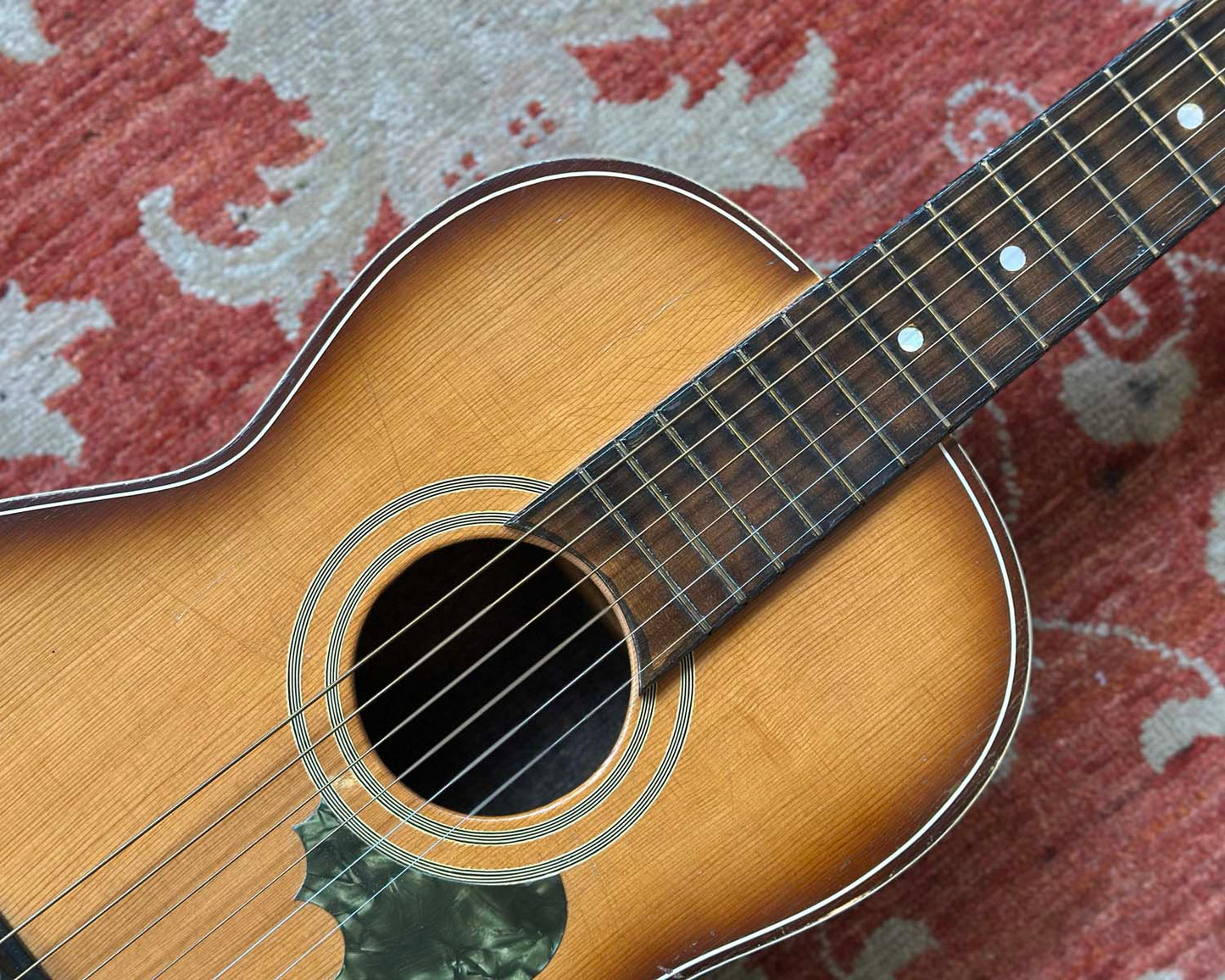 1960s Jason (Nagoya Suzuki) 'No. 5' Parlour Acoustic Guitar