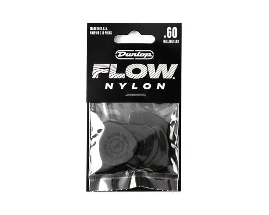Jim Dunlop .60mm Nylon FLOW Player’s Pack -  12 Pack