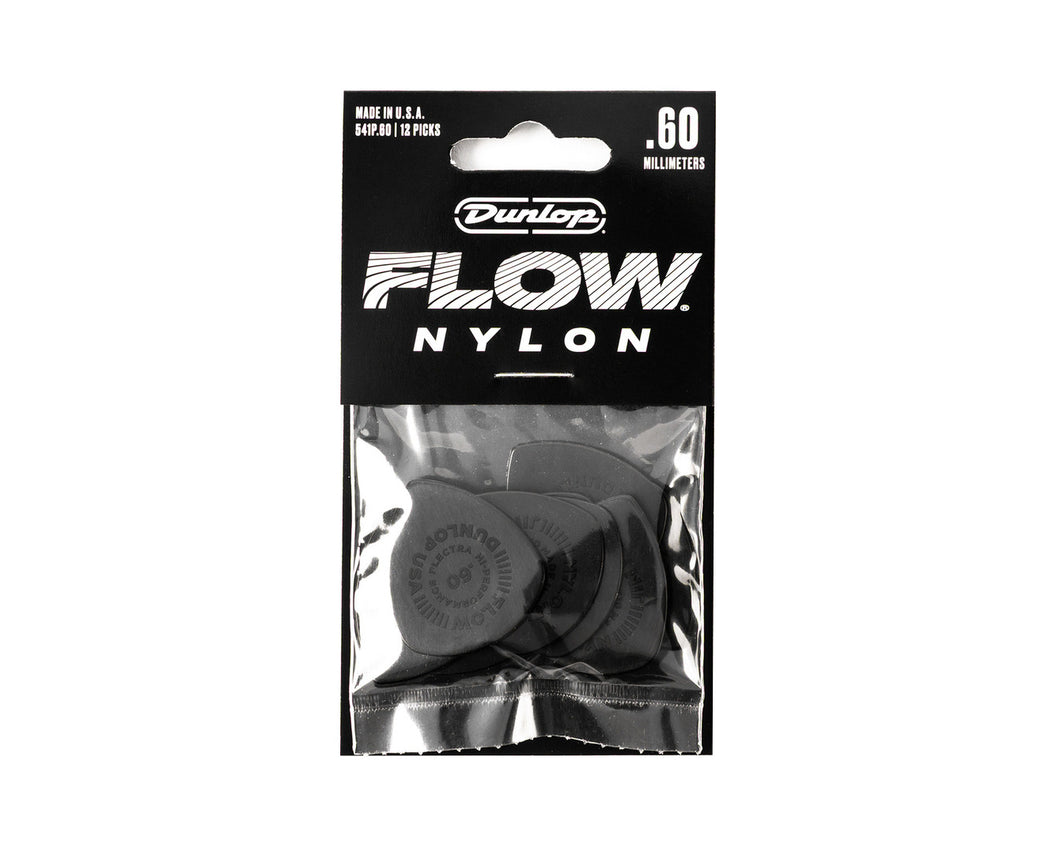 Jim Dunlop .60mm Nylon FLOW Player’s Pack -  12 Pack