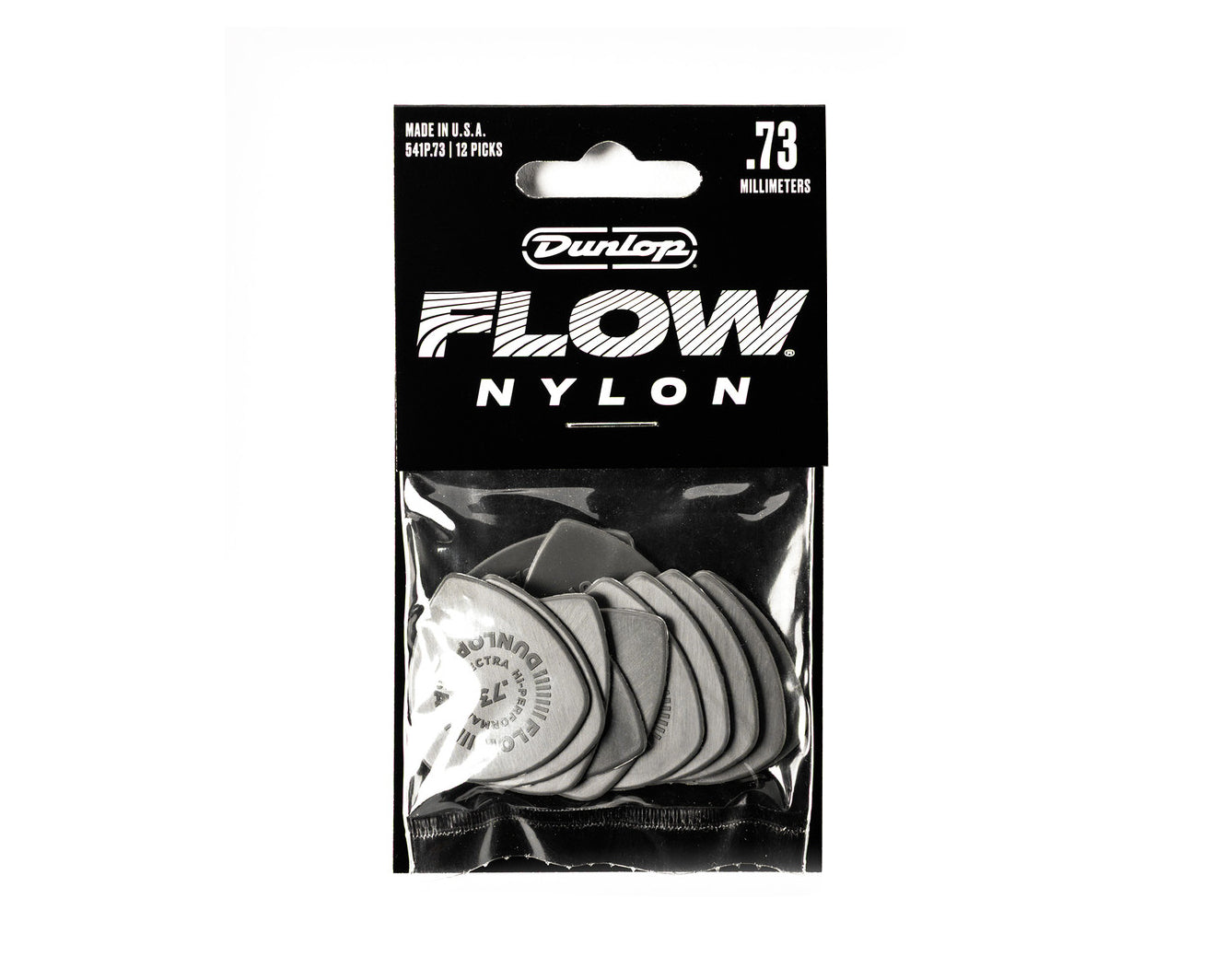 Jim Dunlop .73mm Nylon FLOW Player’s Pack - 12 Pack