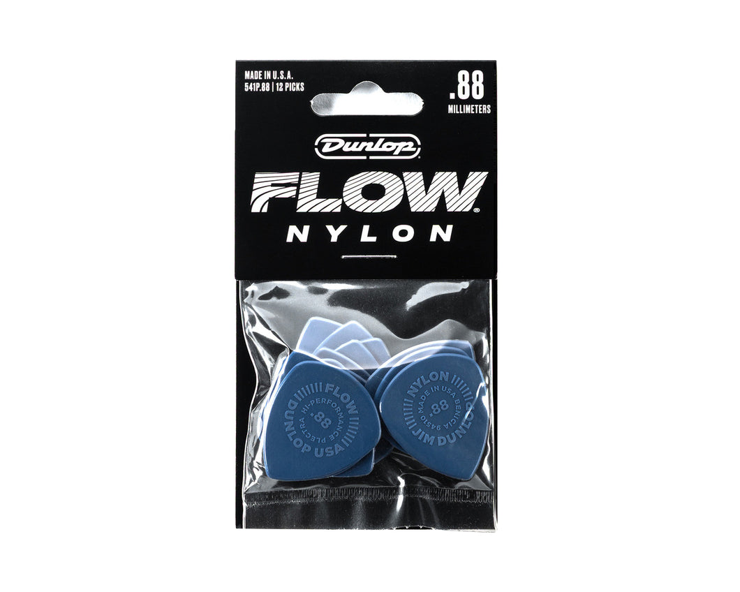 Jim Dunlop .88mm Nylon FLOW Player’s Pack -  12 Pack