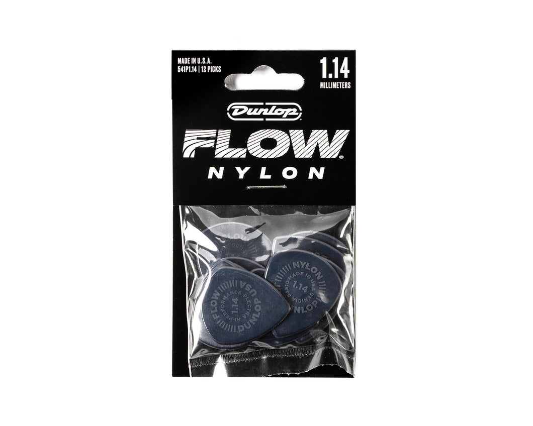 Jim Dunlop 1.14mm Nylon FLOW Player’s Pack -  12 Pack