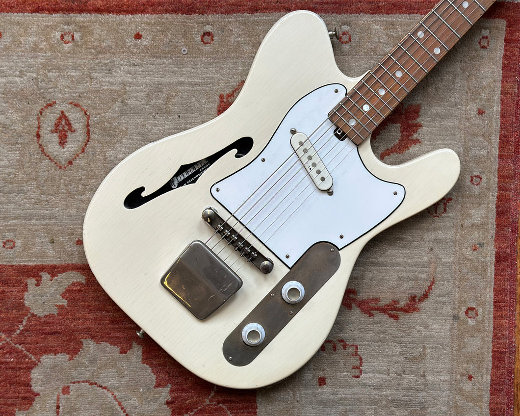 1970s Jolana Vikomt Semi-Hollowbody Tele-Style Electric  🇨🇿