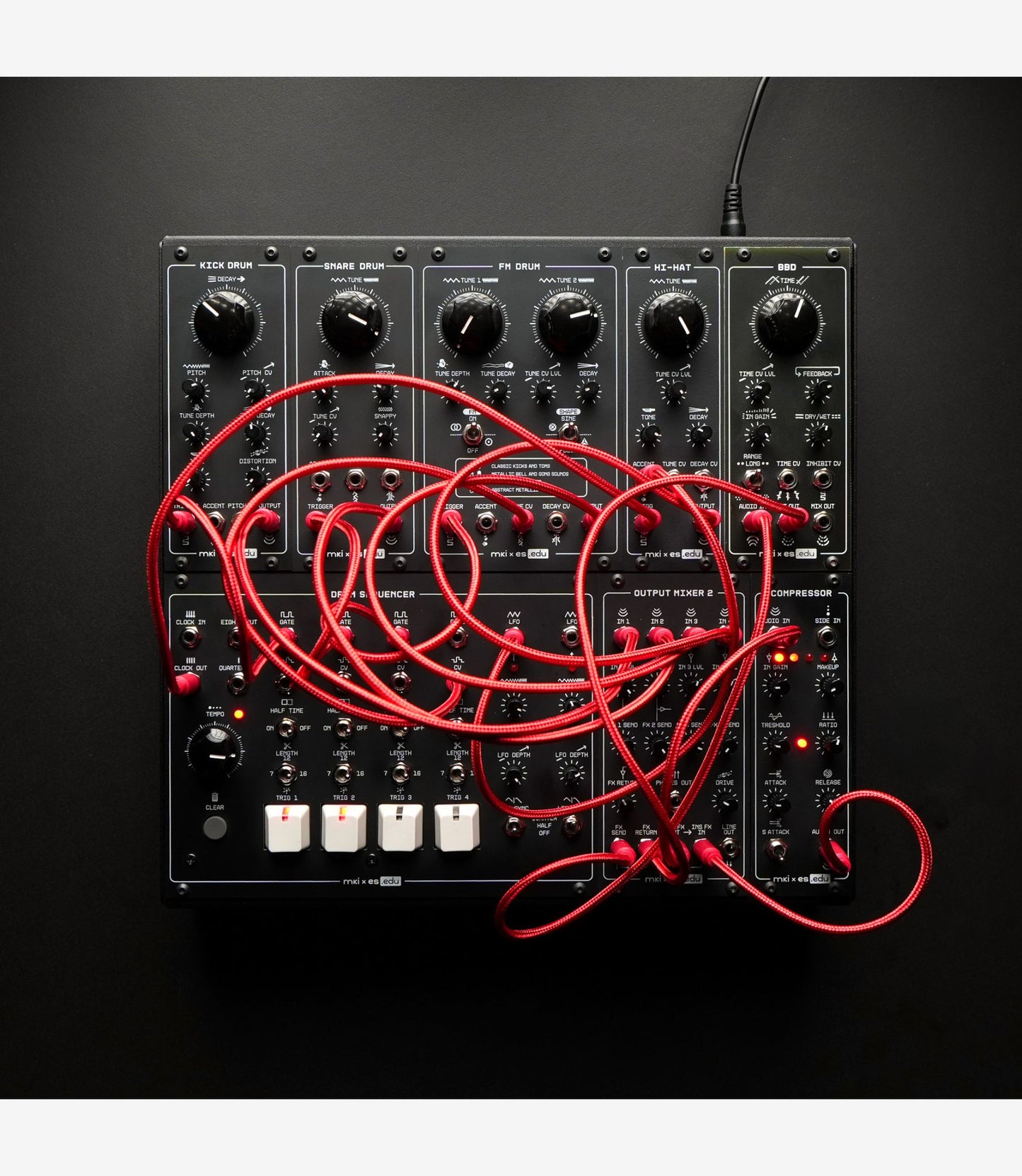 Erica Synths KONSTRUKT-8 EDU DIY Drum System (With Case)