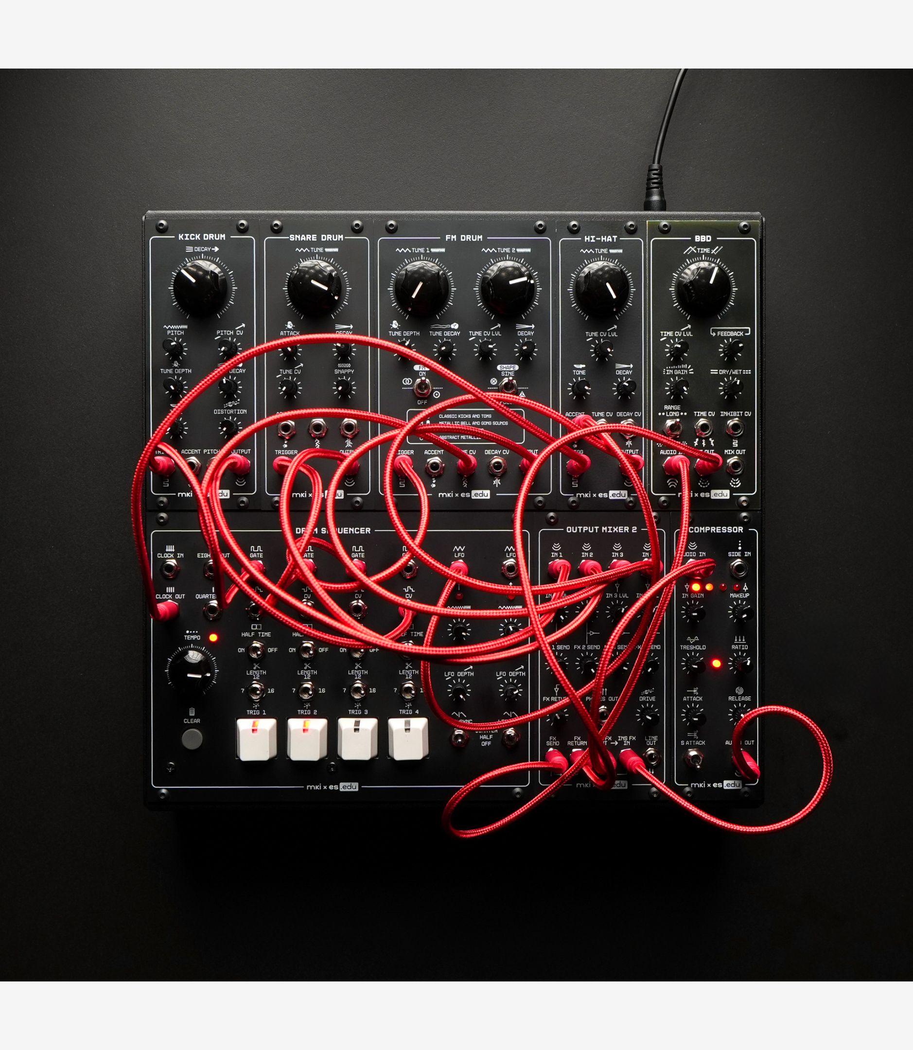 Erica Synths KONSTRUKT-8 EDU DIY Drum Kits Set – Found Sound