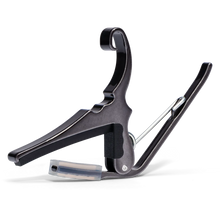 Load image into Gallery viewer, Kyser KG6BCA Quick Change Acoustic Guitar Capo - Black Chrome
