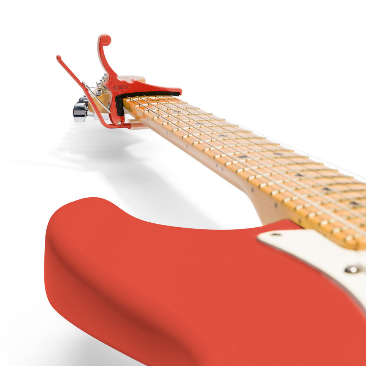 Kyser Fender KGEFFRA Electric Capo - Fiesta Red