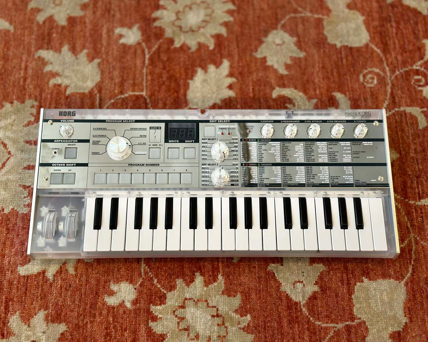KORG MicroKORG Crystal Synthesizer/Vocoder – 20th Anniversary Limited Edition