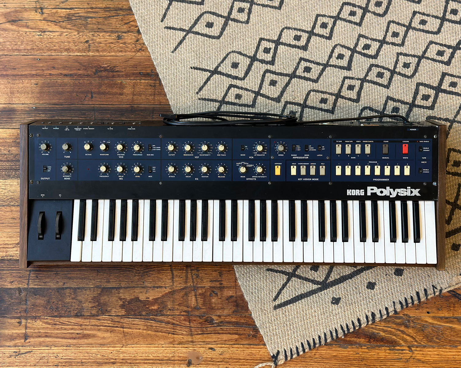 KORG PolySix - Includes MIDI In Mod & Flight Case - 117v – Found Sound