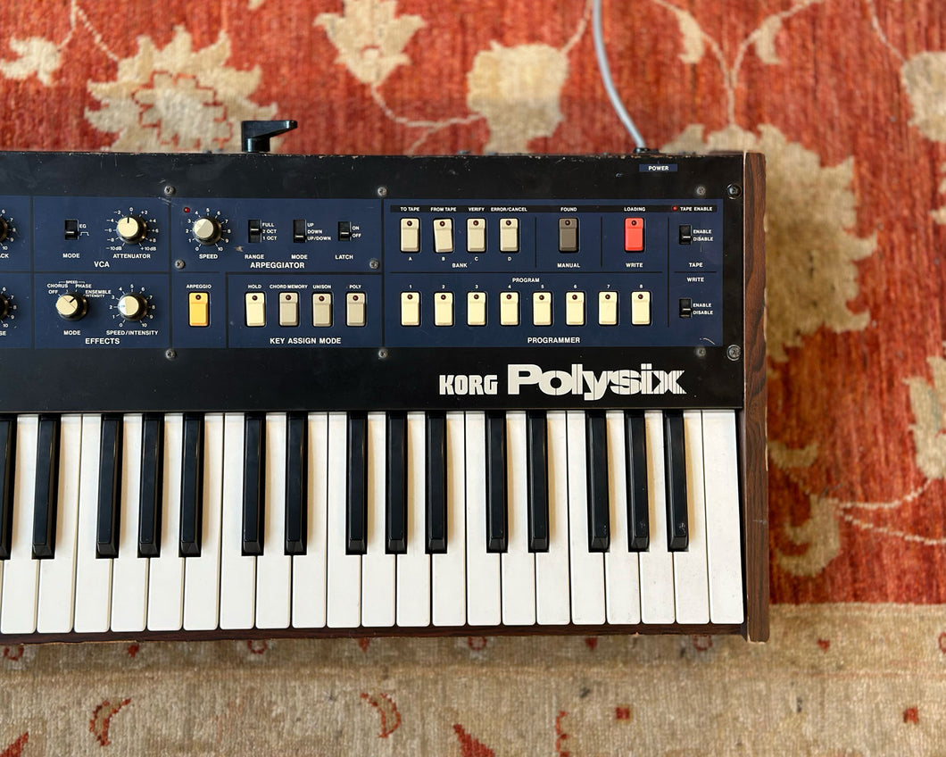 KORG PolySix Programmable 6 Voice Polyphonic Analogue Synthesizer