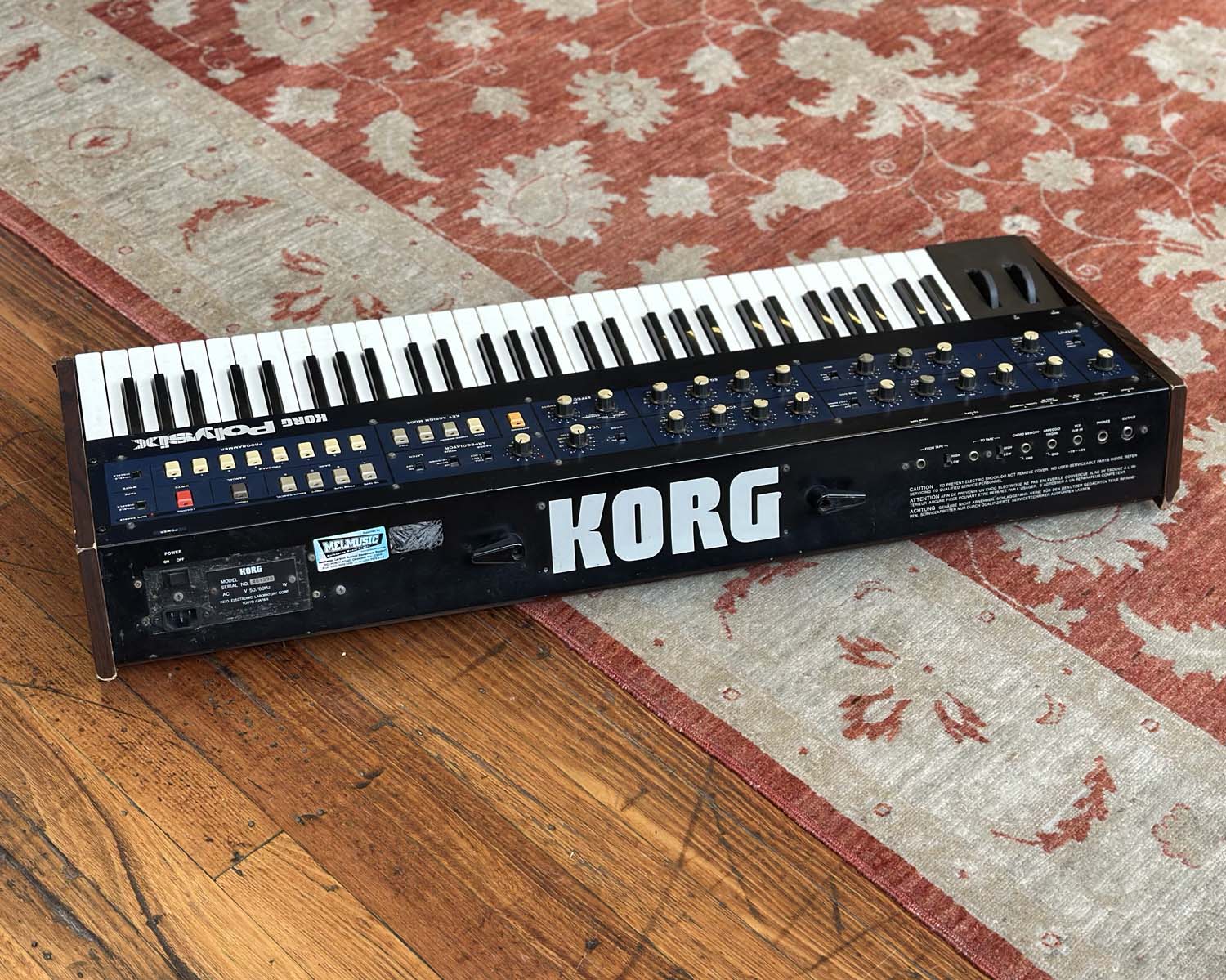 KORG PolySix Programmable 6 Voice Polyphonic Analogue Synthesizer