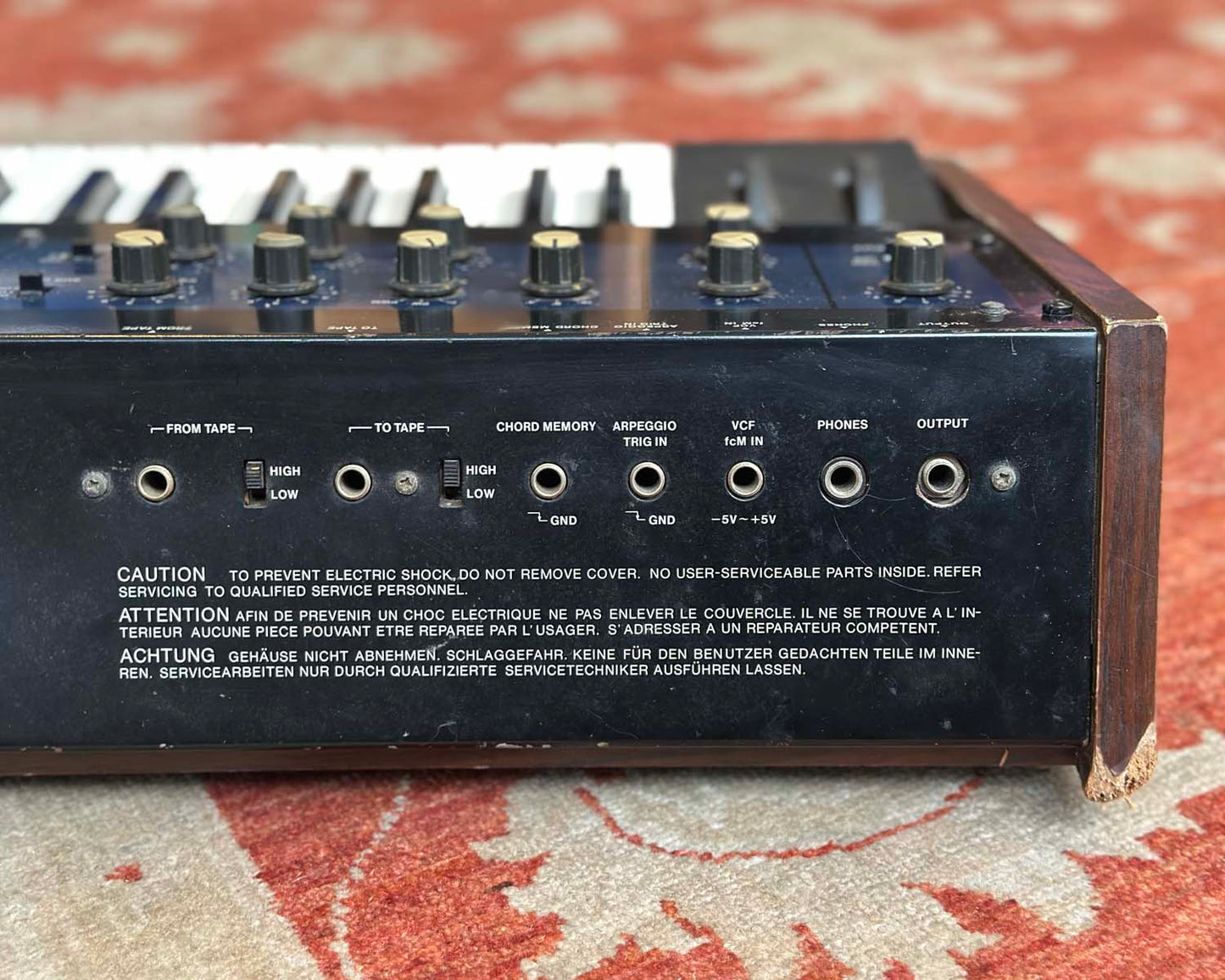 KORG PolySix Programmable 6 Voice Polyphonic Analogue Synthesizer