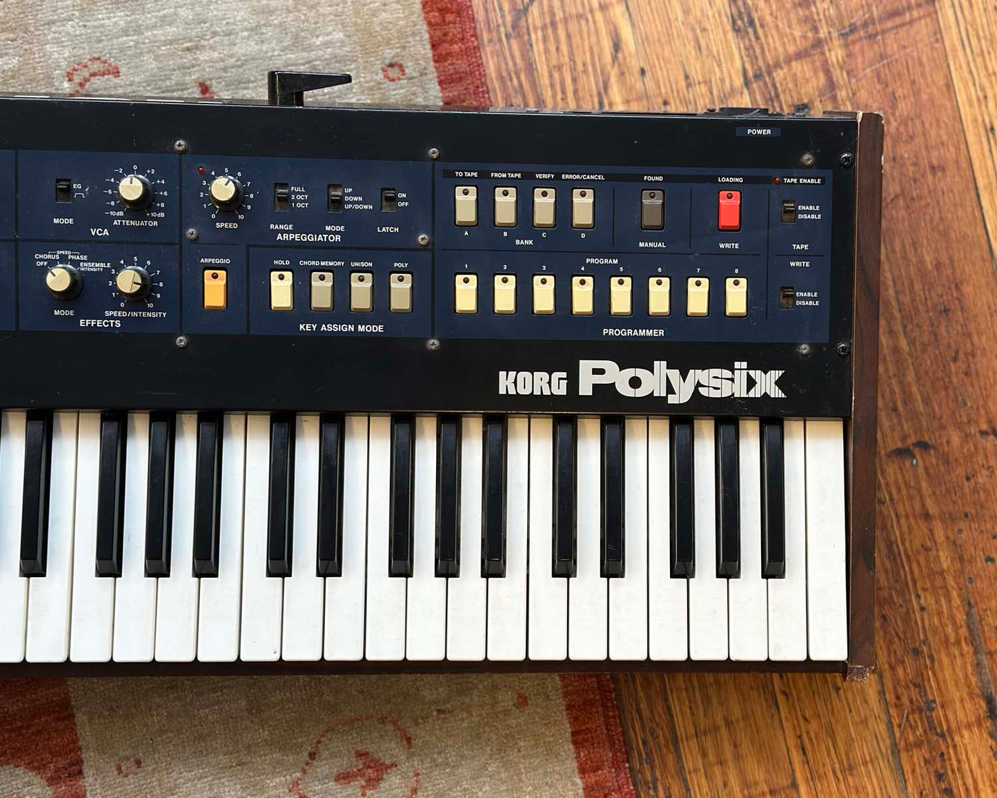 KORG PolySix Programmable 6 Voice Polyphonic Analogue Synthesizer