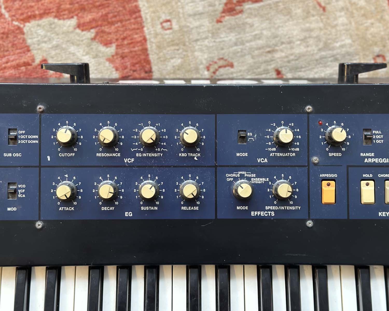 KORG PolySix Programmable 6 Voice Polyphonic Analogue Synthesizer