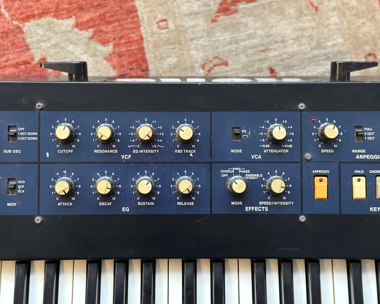KORG PolySix Programmable 6 Voice Polyphonic Analogue Synthesizer