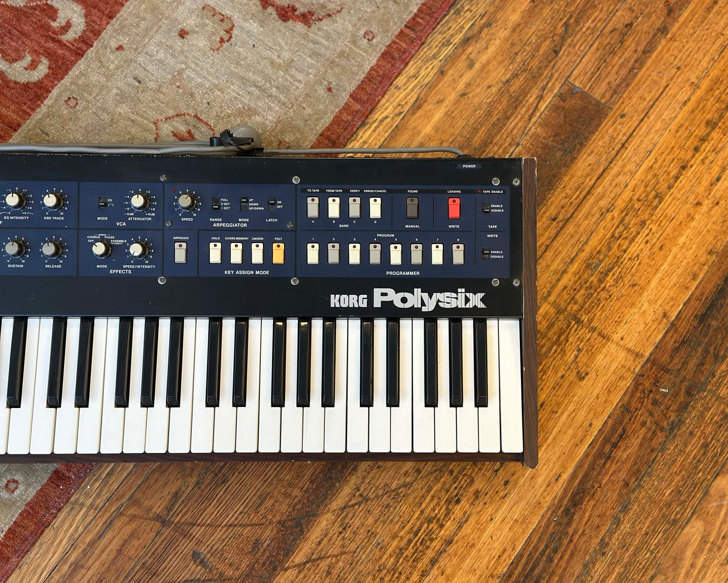 KORG PolySix Programmable 6 Voice Polyphonic Analogue Synthesizer