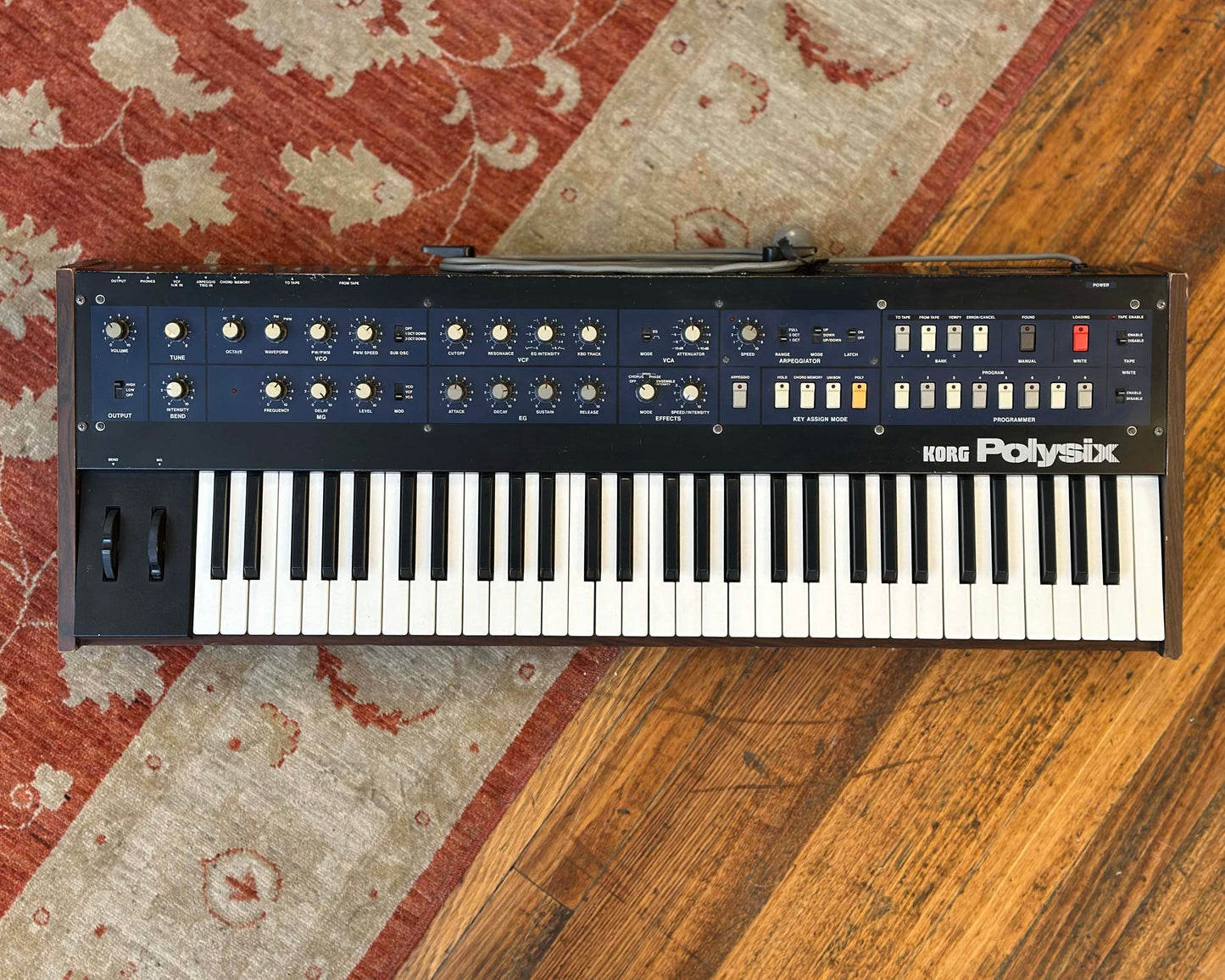KORG PolySix Programmable 6 Voice Polyphonic Analogue Synthesizer