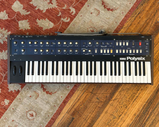KORG PolySix Programmable 6 Voice Polyphonic Analogue Synthesizer