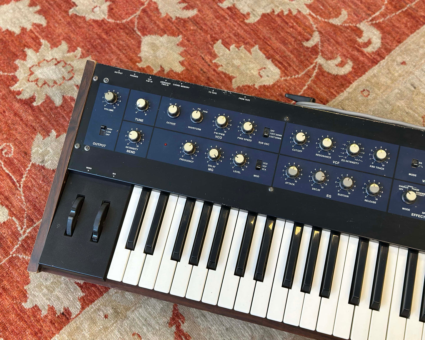 KORG PolySix Programmable 6 Voice Polyphonic Analogue Synthesizer