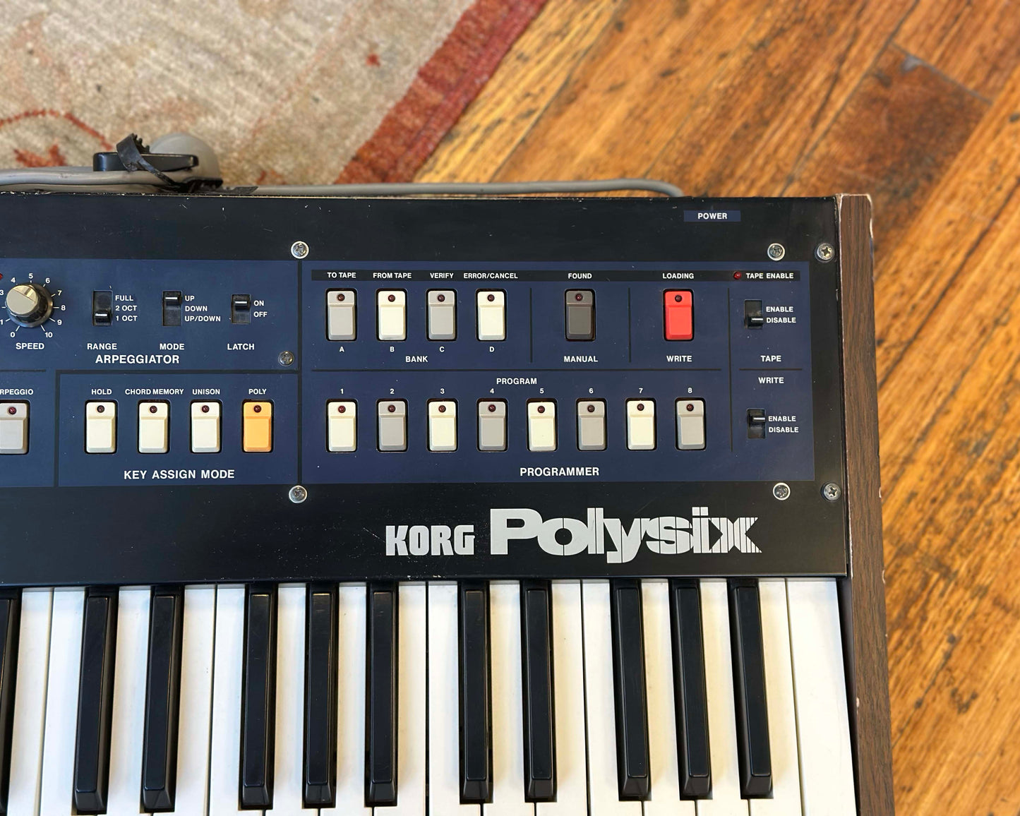 KORG PolySix Programmable 6 Voice Polyphonic Analogue Synthesizer