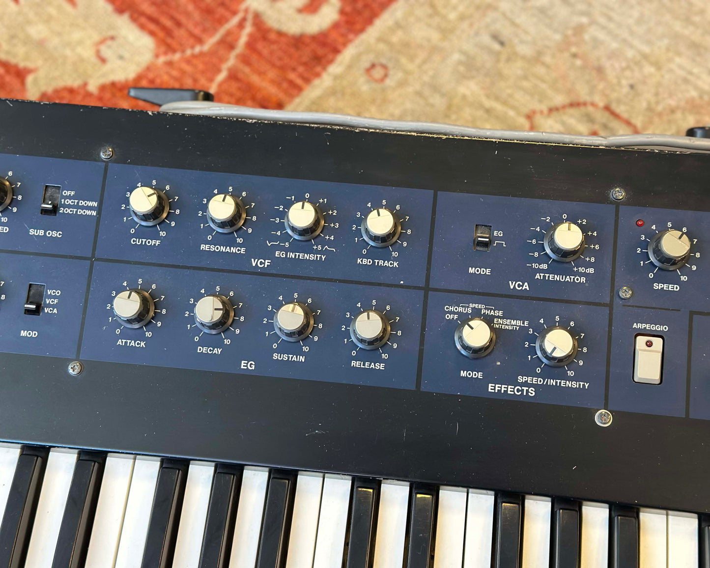 KORG PolySix Programmable 6 Voice Polyphonic Analogue Synthesizer