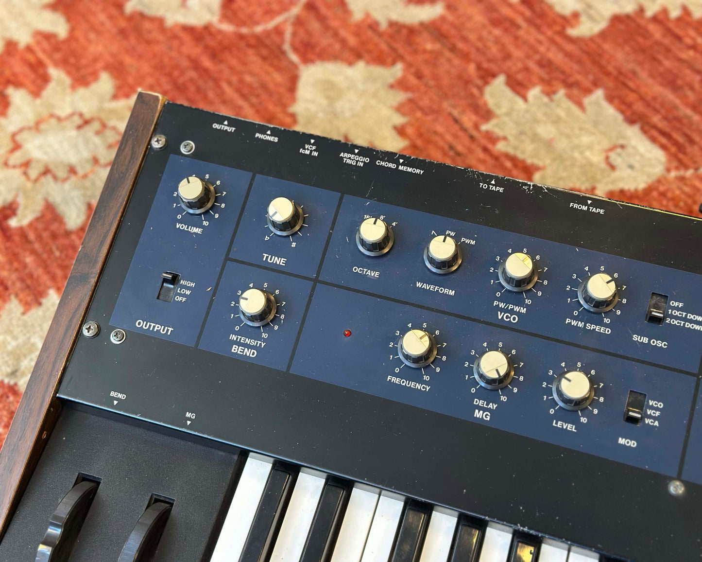 KORG PolySix Programmable 6 Voice Polyphonic Analogue Synthesizer