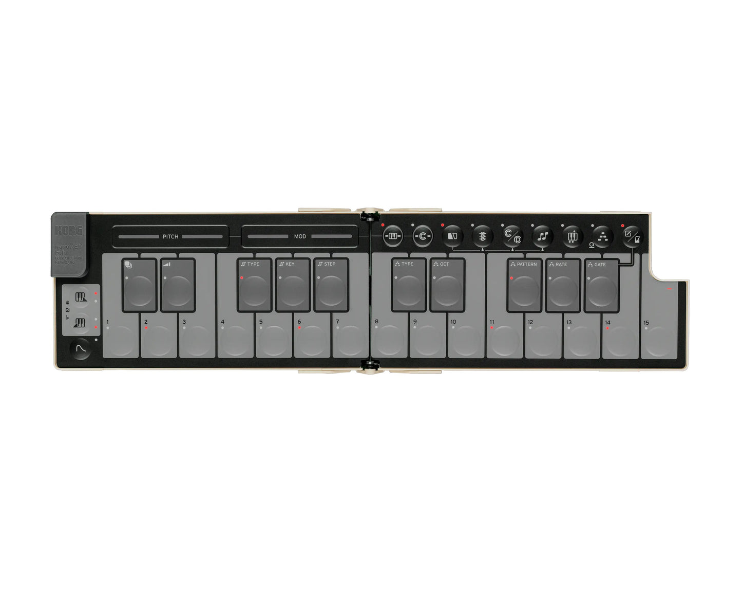 KORG nanoKEY Fold - Sand Beige