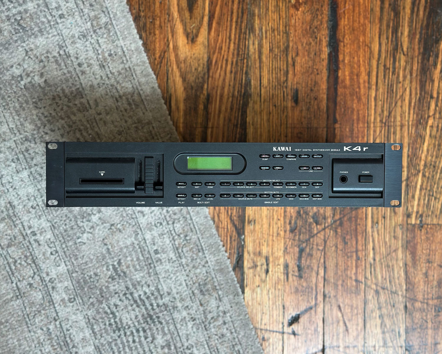 KAWAI K4R 音源モジュール 2 units of Vintage Kawai K4R Rack Digital Synthesizer sound