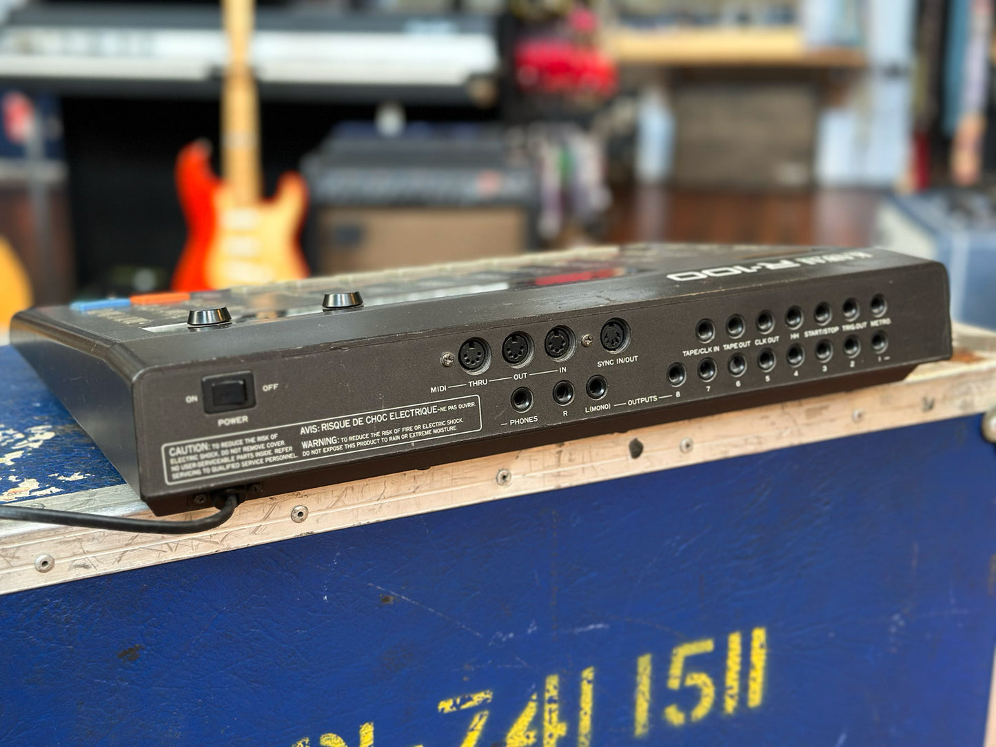 Kawai R-100 Drum Machine with Switcher w/MIDI & Dyn Sync and Switchable Banks Mod