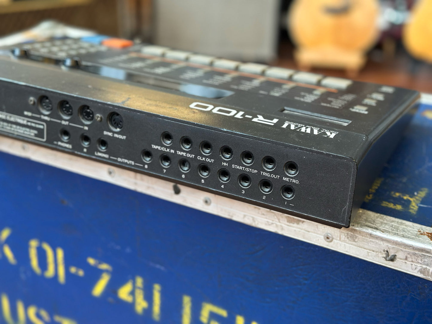 Kawai R-100 Drum Machine with Switcher w/MIDI & Dyn Sync and Switchable Banks Mod