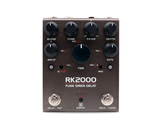 Keeley Electronics RK2000 Funk Siren Delay/Freeze Pedal