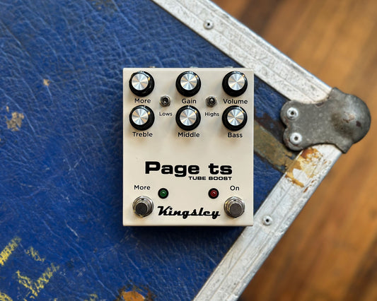 Kingsley Page TS Hand-Wired Tube Boost Pedal