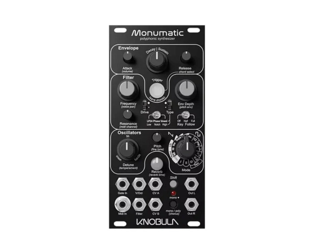 Knobula Monumatic 8 Voice Polyphonic Synth Voice - Dark Mode -
