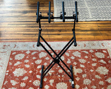 Load image into Gallery viewer, König &amp; Meyer 18990 Keyboard Stand w/ KSA8000 Second Tier Attachment
