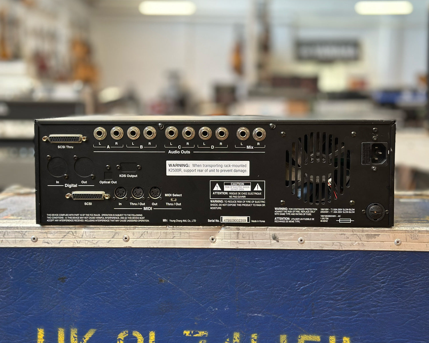 値下げ KURZWEIL K2500R サンプルオプション 完動 美品 KURZWEIL