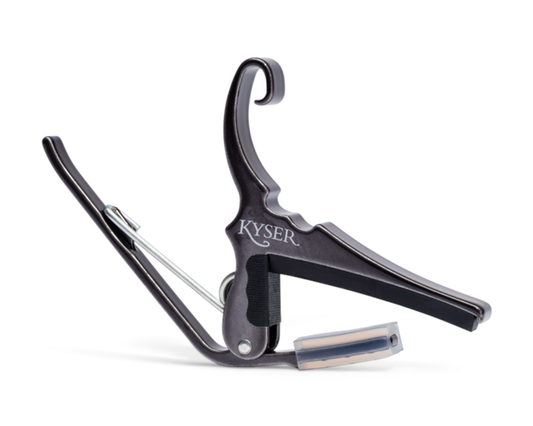 Kyser KG6BCA Quick Change Acoustic Guitar Capo - Black Chrome