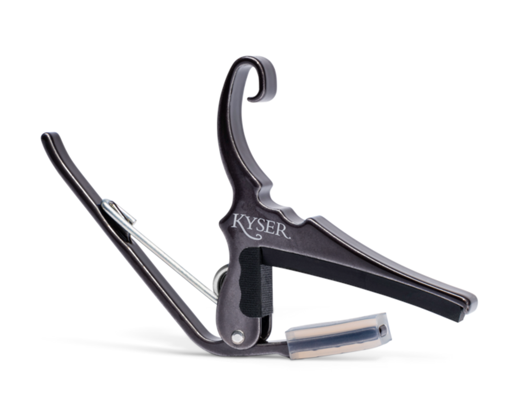 Kyser KG6BCA Quick Change Acoustic Guitar Capo - Black Chrome