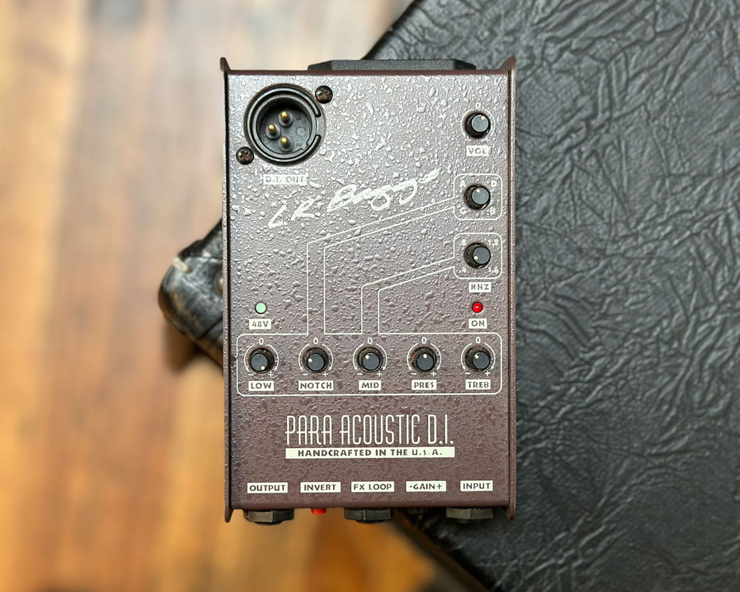 L.R. Baggs PARA ACOUSTIC D.I. パラアコ Para DI Acoustic Guitar Preamp + DI — LR Baggs