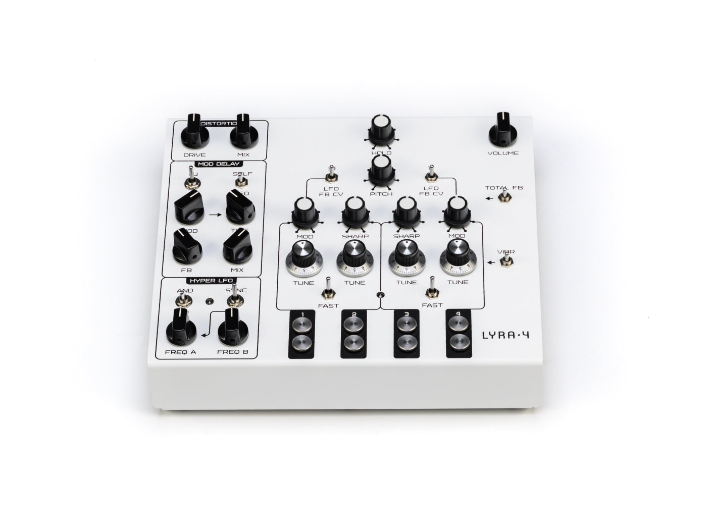 Soma Laboratory Lyra-4 Organismic Synthesizer - White Angel