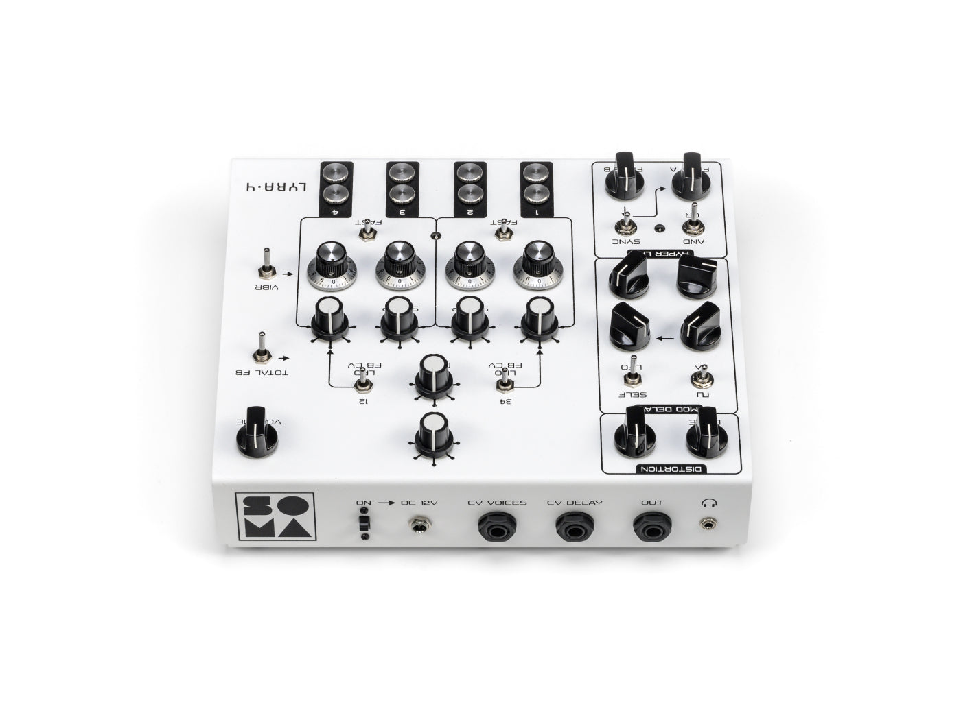 Soma Laboratory Lyra-4 Organismic Synthesizer - White Angel