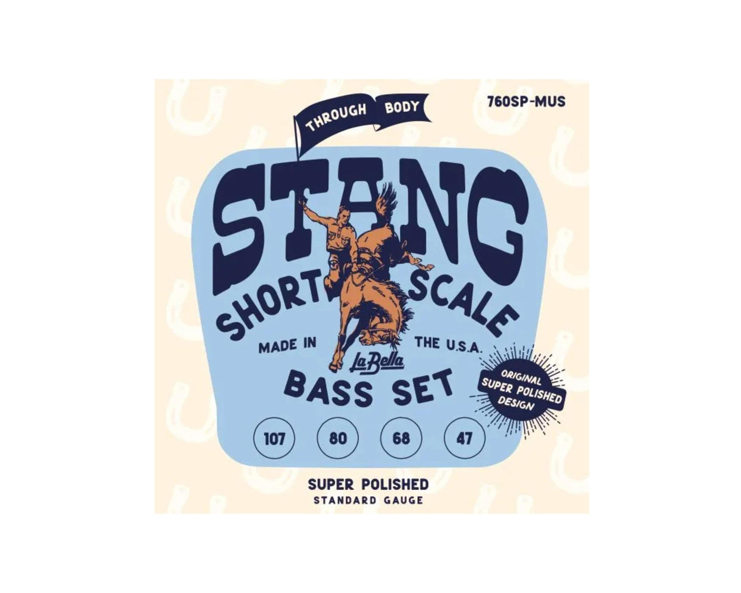 La Bella 760SP-MUS STANG – Super Polished