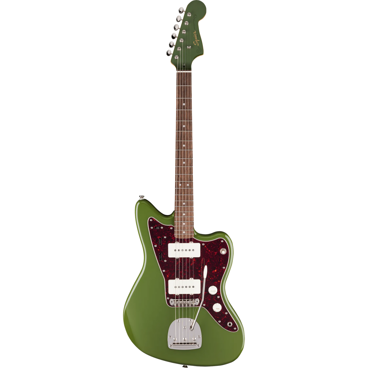 Fender Squier FSR Classic Vibe '60s Jazzmaster - Antique Olive w/Matching Headstock