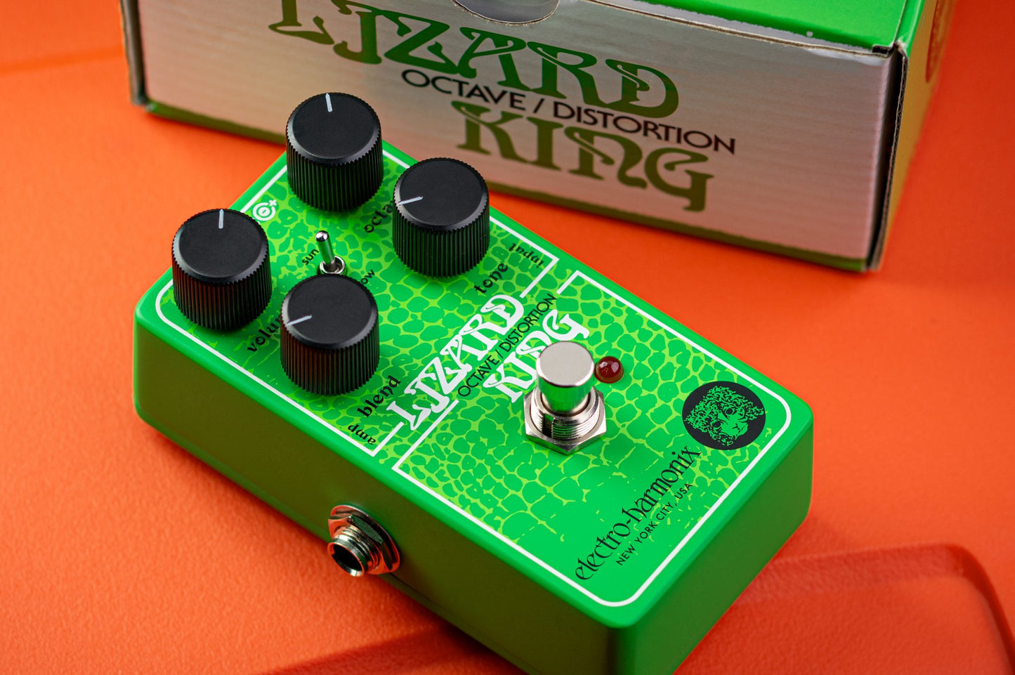 Electro Harmonix Lizard King Bass Octave Fuzz Pedal