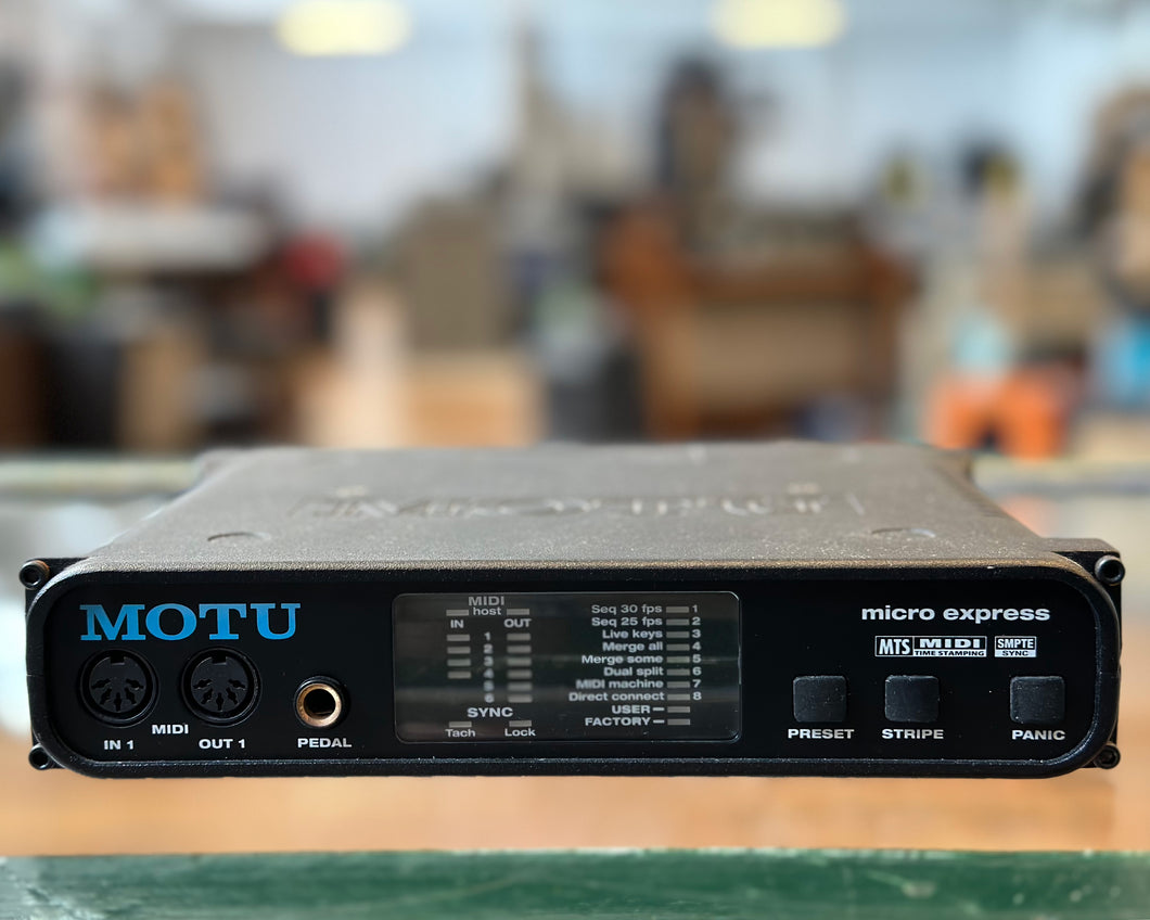 MOTU Audio Micro Express MIDI Interface